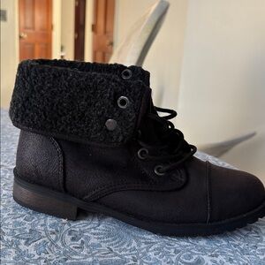 Seychelles Suede Combat Boots